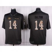 Maglia NFL Anthracite Cincinnati Bengals Dalton Apagado Salute To Service Grigio