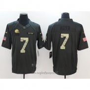 Maglia NFL Anthracite Cleveland Browns 7 Kizer Nero