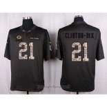 Maglia NFL Anthracite Green Bay Packers Clinton-dix 2016 Salute To Service