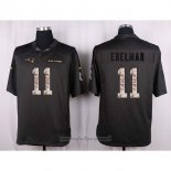 Maglia NFL Anthracite New England Patriots Edelman 2016 Salute To Service