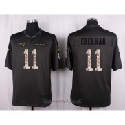 Maglia NFL Anthracite New England Patriots Edelman 2016 Salute To Service