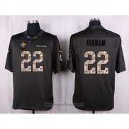 Maglia NFL Anthracite New Orleans Saints Ingram 2016 Salute To Service