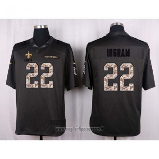 Maglia NFL Anthracite New Orleans Saints Ingram 2016 Salute To Service