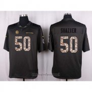 Maglia NFL Anthracite Pittsburgh Steelers Shazier 2016 Salute To Service