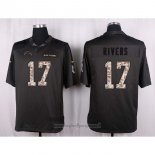 Maglia NFL Anthracite San Diego Chargers Rivers 2016 Salute To Service