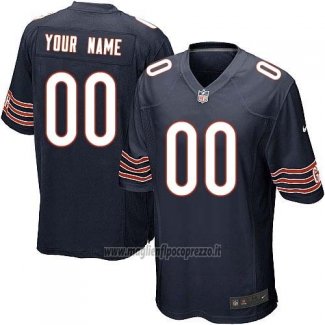 Maglia NFL Bambino Chicago Bears Personalizzate Blu