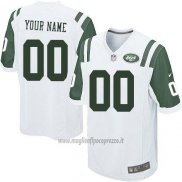 Maglia NFL Bambino New York Jets Personalizzate Bianco