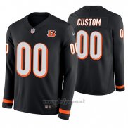 Maglia NFL Cincinnati Bengals Personalizzate Nero Therma Manica Lunga