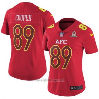Maglia NFL Donna Pro Bowl AFC Cooper 2017 Rosso