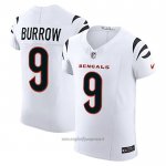 Maglia NFL Elite Cincinnati Bengals Joe Burrow Vapor F.U.S.E. Bianco