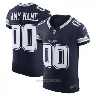 Maglia NFL Elite Dallas Cowboys Vapor F.U.S.E. Personalizzate Blu