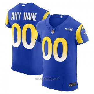 Maglia NFL Elite Los Angeles Rams Vapor F.U.S.E. Personalizzate Blu