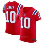 Maglia NFL Elite New England Patriots Mac Jones Alternato Vapor F.U.S.E. Rosso