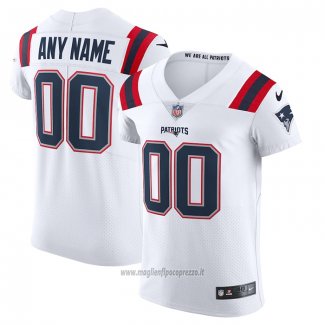 Maglia NFL Elite New England Patriots Personalizzate Vapor Untouchable Bianco