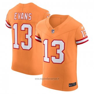 Maglia NFL Elite Tampa Bay Buccaneers Mike Evans Alternato Vapor F.U.S.E. Arancione