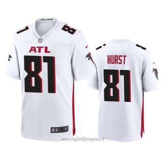 Maglia NFL Game Atlanta Falcons Hayden Hurst 2020 Bianco