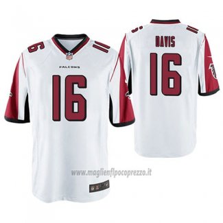 Maglia NFL Game Atlanta Falcons Reggie Davis Bianco