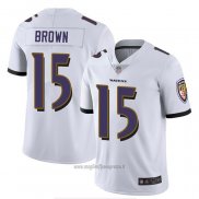 Maglia NFL Game Baltimore Ravens 15 Marquise Brown Bianco