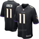 Maglia NFL Game Baltimore Ravens Aiken Nero