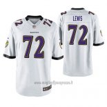 Maglia NFL Game Baltimore Ravens Alex Lewis Bianco