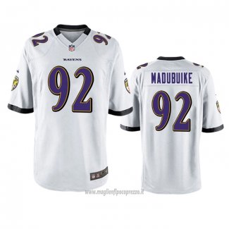 Maglia NFL Game Baltimore Ravens Justin Madubuike Bianco