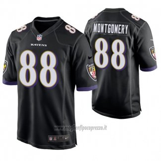 Maglia NFL Game Baltimore Ravens Ty Montgomery Nero