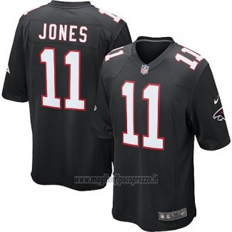 Maglia NFL Game Bambino Atlanta Falcons Jones Nero2