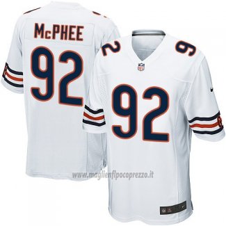 Maglia NFL Game Bambino Chicago Bears Mcphee Bianco