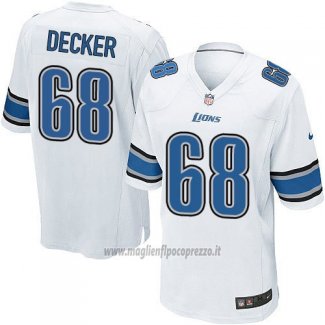 Maglia NFL Game Bambino Detroit Lions Decker Bianco