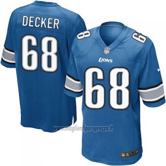 Maglia NFL Game Bambino Detroit Lions Decker Blu