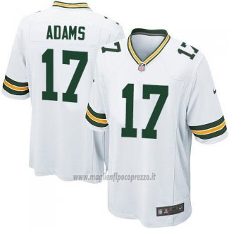 Maglia NFL Game Bambino Green Bay Packers Adams Bianco