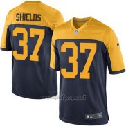 Maglia NFL Game Bambino Green Bay Packers Shields Nero Giallo