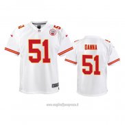 Maglia NFL Game Bambino Kansas City Chiefs Michael Danna Bianco