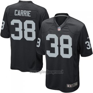 Maglia NFL Game Bambino Las Vegas Raiders Carrie Nero