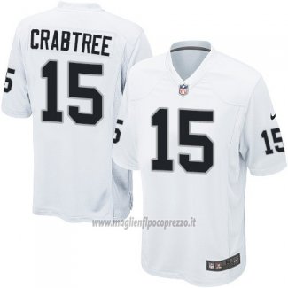 Maglia NFL Game Bambino Las Vegas Raiders Crabtree Bianco
