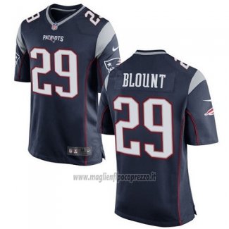 Maglia NFL Game Bambino New England Patriots Blount Nero