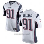 Maglia NFL Game Bambino New England Patriots Collins Bianco