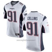 Maglia NFL Game Bambino New England Patriots Collins Bianco