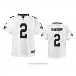 Maglia NFL Game Bambino New Orleans Saints 2 Jameis Winston Bianco