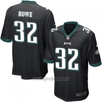 Maglia NFL Game Bambino Philadelphia Eagles Rowe Nero