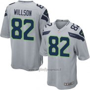 Maglia NFL Game Bambino Seattle Seahawks Willson Grigio