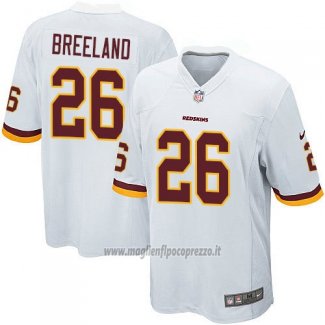 Maglia NFL Game Bambino Washington Commanders Breeland Bianco