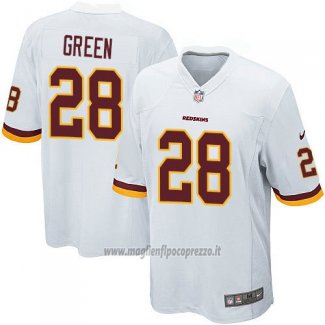 Maglia NFL Game Bambino Washington Commanders Green Bianco