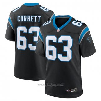 Maglia NFL Game Carolina Panthers Austin Corbett Nero2