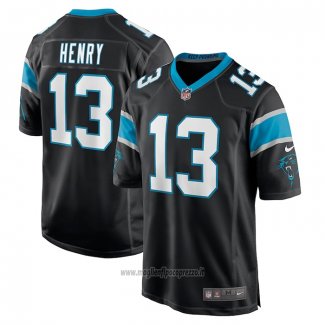 Maglia NFL Game Carolina Panthers Rashaun Henry Nero