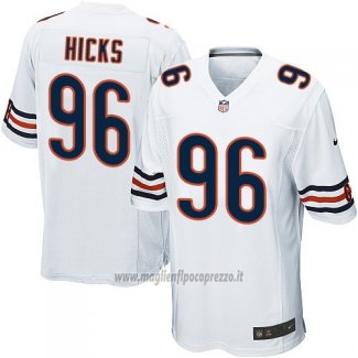 Maglia NFL Game Chicago Bears Hicks Bianco