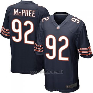 Maglia NFL Game Chicago Bears Mcphee Bianco Nero