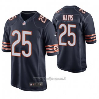 Maglia NFL Game Chicago Bears Mike Davis Blu
