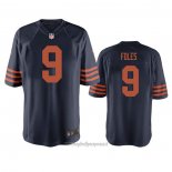 Maglia NFL Game Chicago Bears Nick Foles Throwback Blu