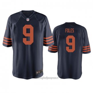 Maglia NFL Game Chicago Bears Nick Foles Throwback Blu